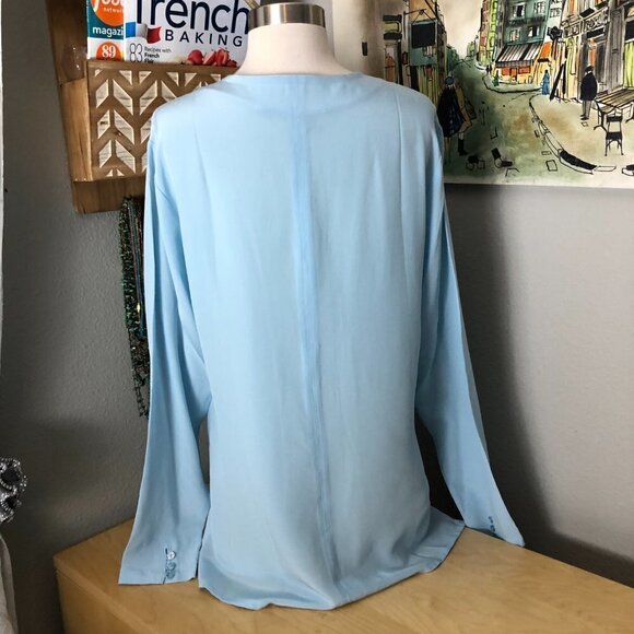 YENMAX 100% Silk Tunic Blouse - Quiet Luxury - Picture 3 of 7